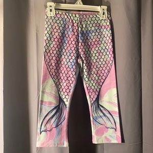 Girls Mermaid Tail Capris